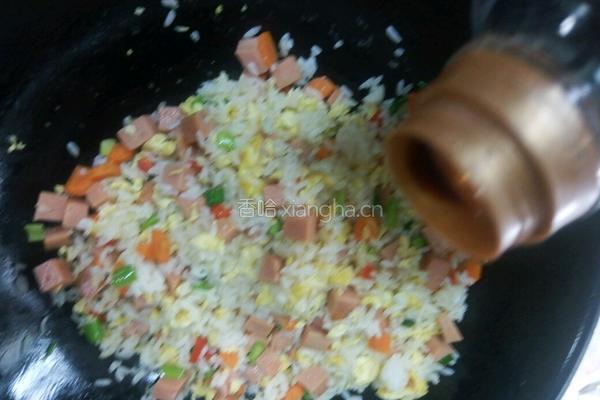 鸡蛋炒饭的做法图解7