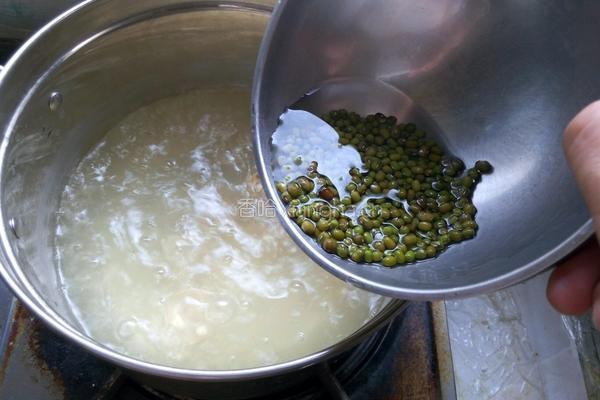 绿豆薏仁汤的做法图解4