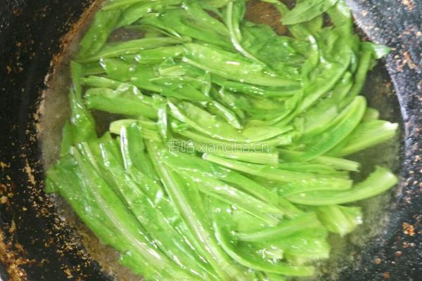 蒜蓉油麦菜的做法图解5