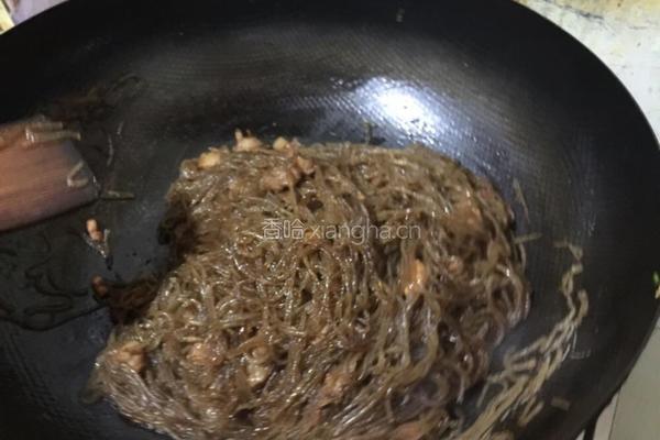 酸辣炒粉丝的做法图解4