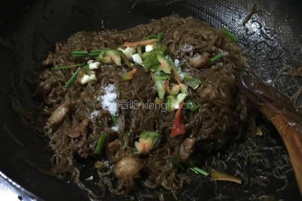酸辣炒粉丝的做法图解6