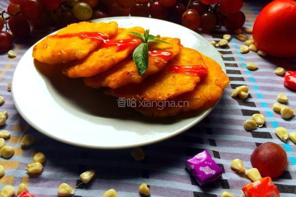 香煎玉米饼的做法图解8