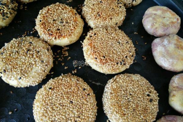 黑糖黑芝麻馅烧饼的做法图解10