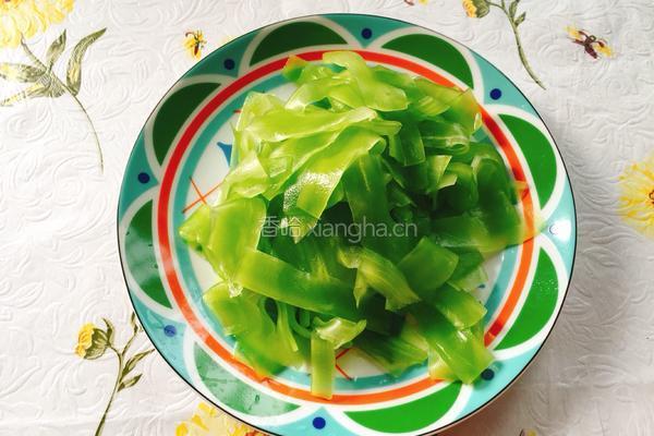 莴笋炒肉的做法图解4