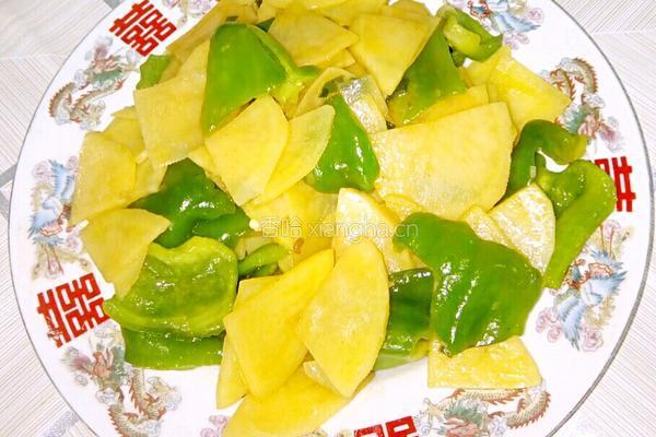 青椒炒土豆片的做法图解7