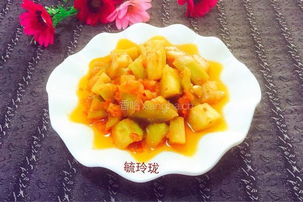 西红柿炒茄子的做法图解11