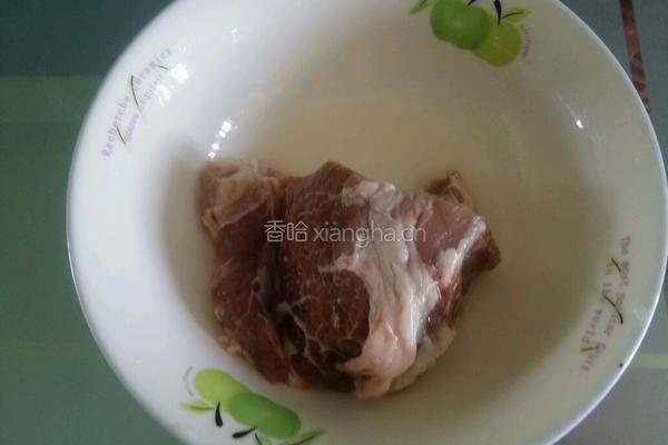 肉末酸豆角的做法图解1