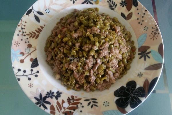 肉末酸豆角的做法图解10