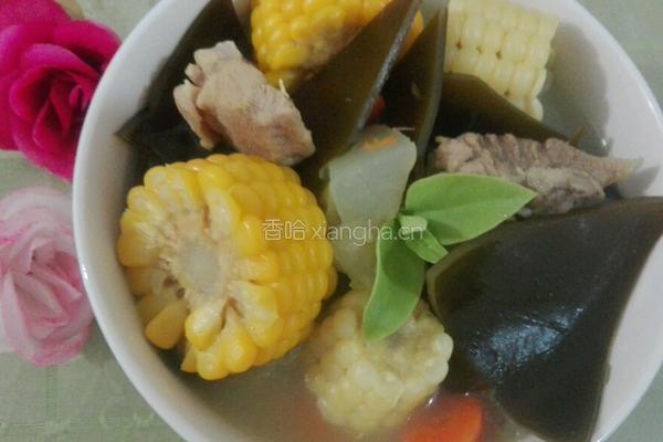 排骨玉米海带汤的做法图解6