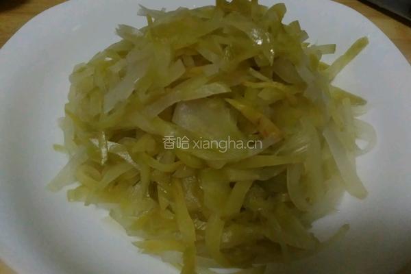 榨菜炒肉丝的做法图解5
