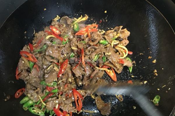 爆炒牛舌（川味）的做法图解8