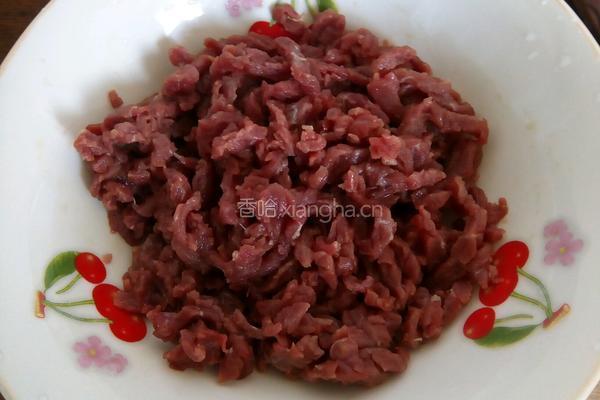 青椒炒肉的做法图解3