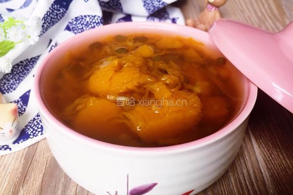 南瓜绿豆汤的做法图解7