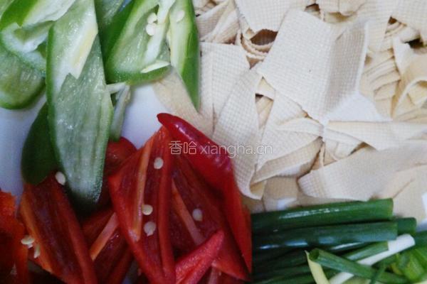 豆皮炒肉的做法图解2