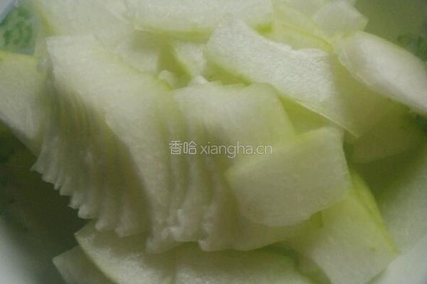 冬瓜炒肉的做法图解3