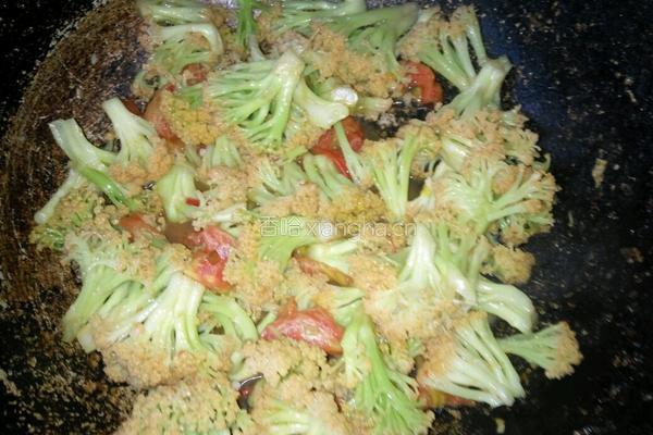 番茄菜花的做法图解7