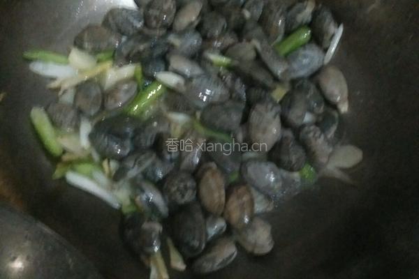爆炒花蛤的做法图解3