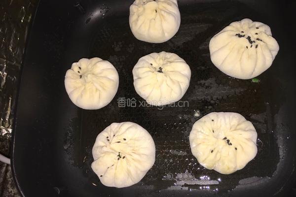 水煎包(韭菜豆芽肉馅)的做法图解8
