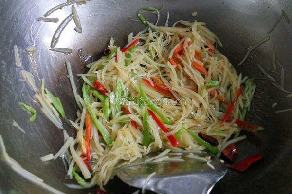 炒土豆丝的做法图解5