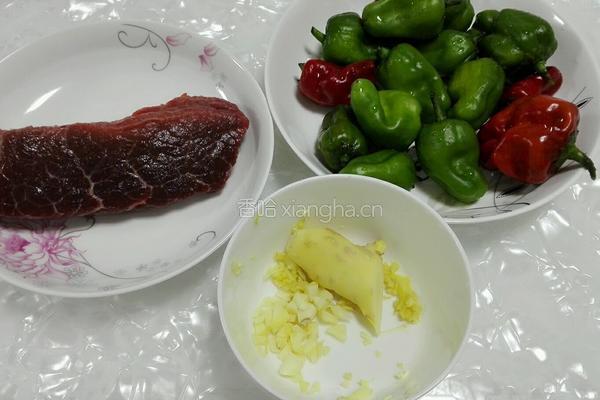 小炒牛肉的做法图解1
