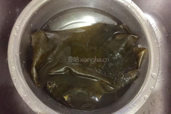 拌海带丝的做法图解1