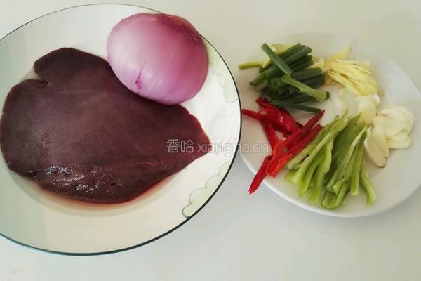 洋葱炒猪肝的做法图解4