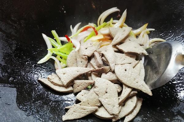 洋葱炒猪肝的做法图解9