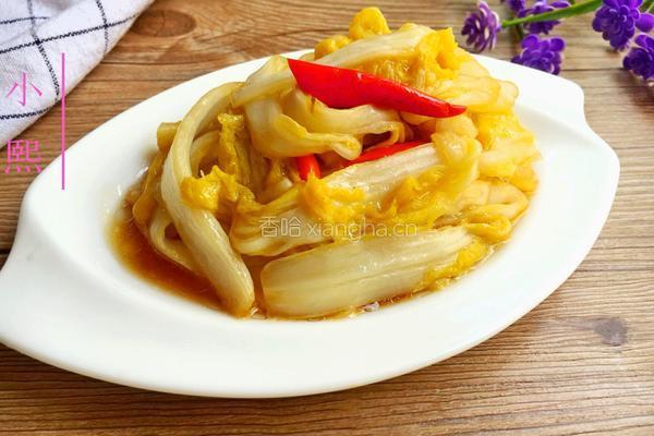 素炒白菜的做法图解7