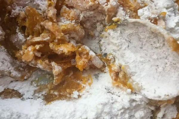 黑芝麻馅南瓜饼的做法图解4