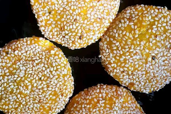 黑芝麻馅南瓜饼的做法图解8