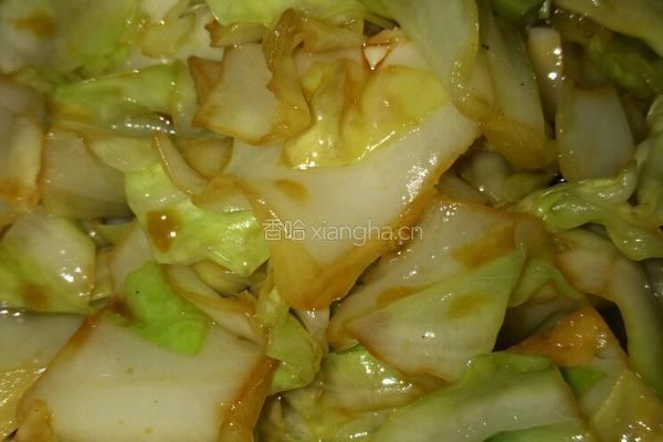 炝拌洋白菜的做法图解4