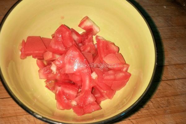 番茄黄豆的做法图解5