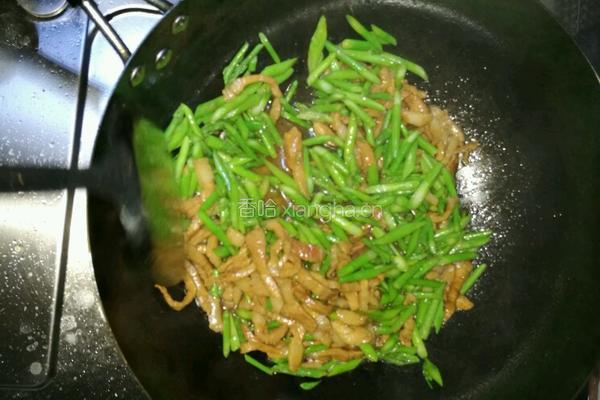 芦笋炒肉的做法图解7
