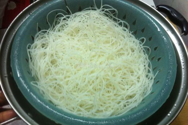 炒米粉的做法图解4