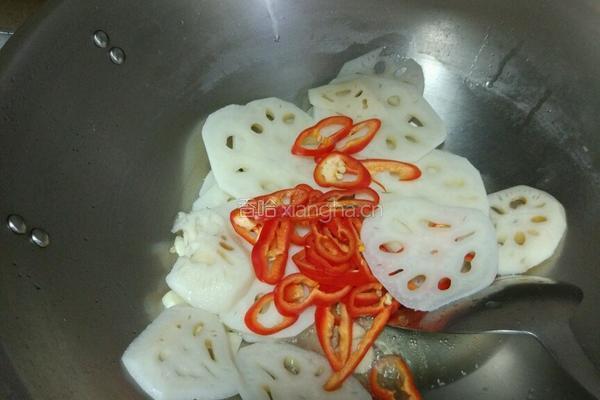 清炒莲藕的做法图解6