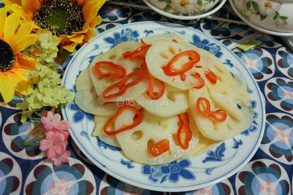 清炒莲藕的做法图解8