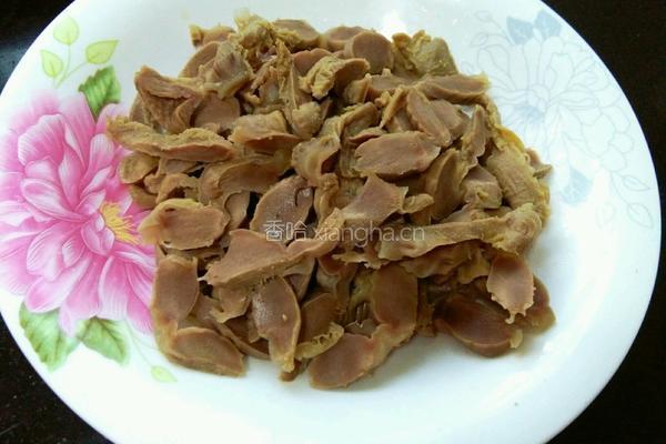 酸豆角炒鸡胗的做法图解6