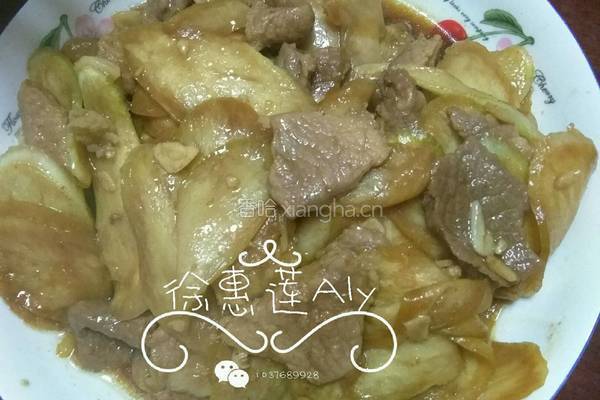 茭白炒肉的做法图解10