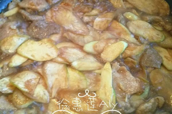 茭白炒肉的做法图解8