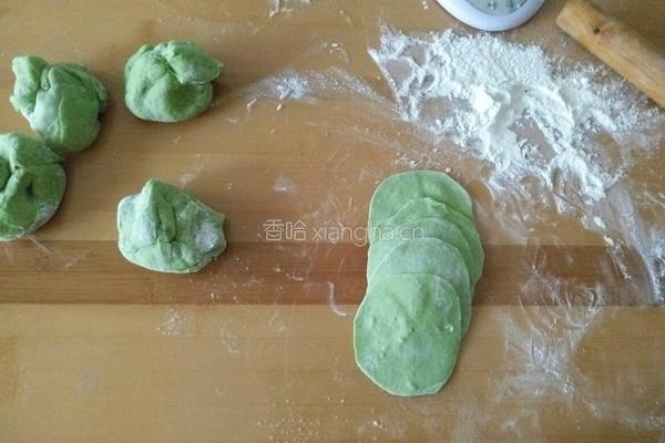 绿玫瑰花卷的做法图解8