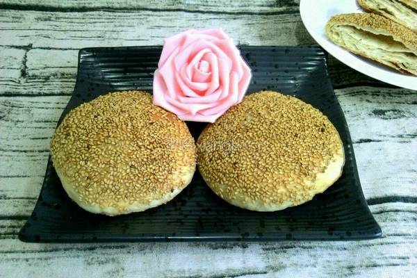 全麦花椒芝麻烧饼的做法图解20