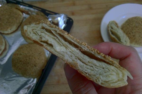 全麦花椒芝麻烧饼的做法图解19