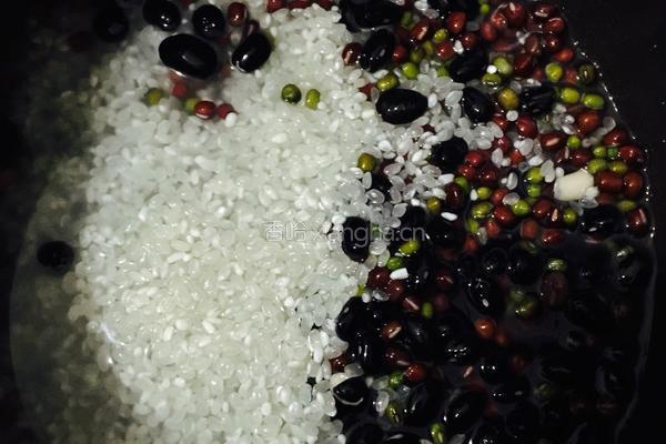 红豆黑豆大米粥的做法图解7