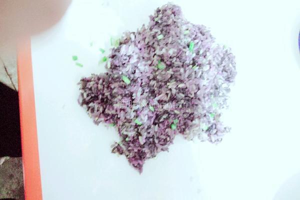 彩色糍糕的做法图解2