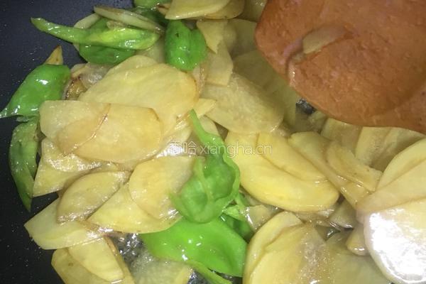 辣椒土豆片的做法图解5