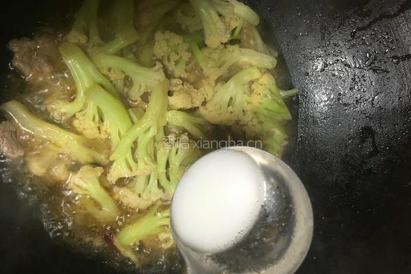 花菜炒肉的做法图解10