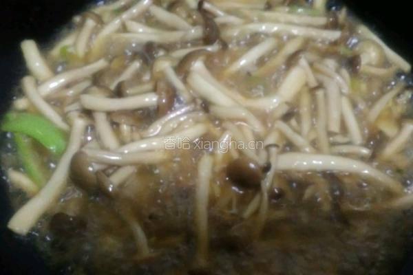 蟹味菇炒小油菜的做法图解10