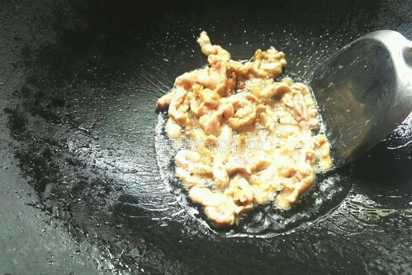 酸辣青椒肉丝的做法图解5