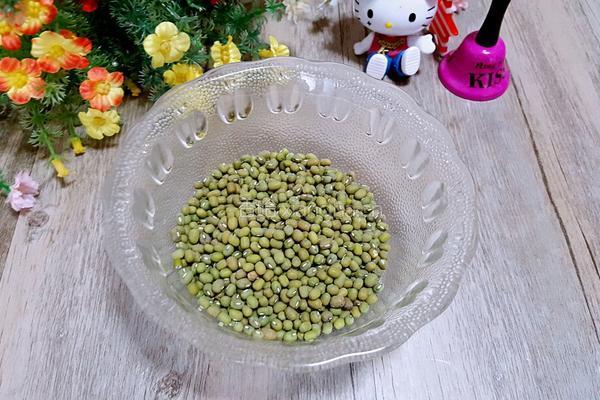 蜂蜜绿豆汤的做法图解1