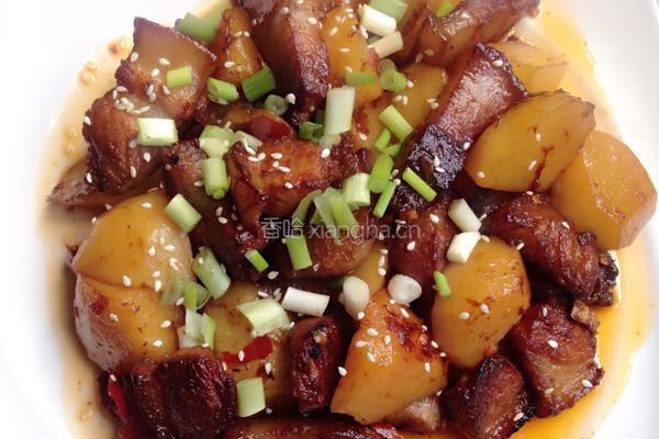川味土豆红烧肉的做法图解13